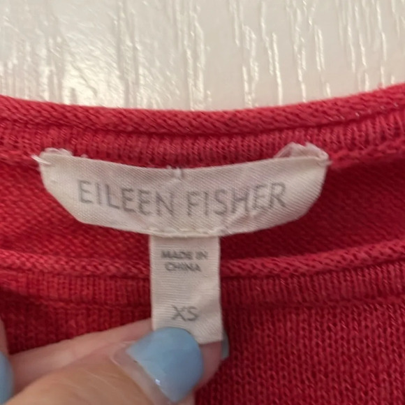 Eileen Fisher Women's Lightweight 100% Organic Linen Sweater Size XS - Picture 2 of 5